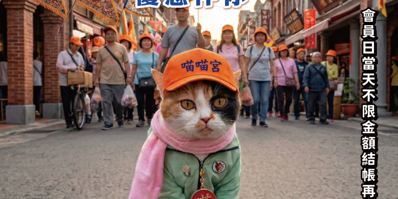 每週二會員日準時出發!